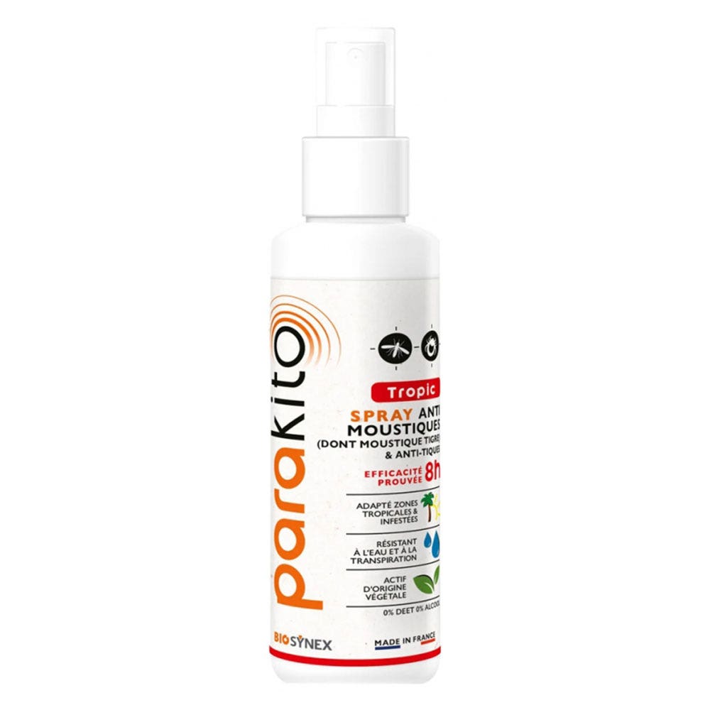 Para Kito Anti-Mosquito Tropic Spray 8h Efficiency 75 ml - Easypara
