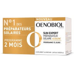 Oenobiol Sun Expert Accelerated Sunscreens Preparer Accelerated Suncare preparation 2x15 capsules