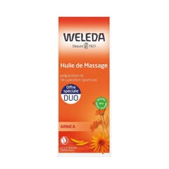Weleda Arnica Bioes Massage Oil Sports Preparation and Recovery 2x100ml