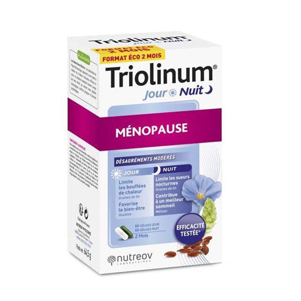 Nutreov Triolinum Day/night menopause 120 capsules