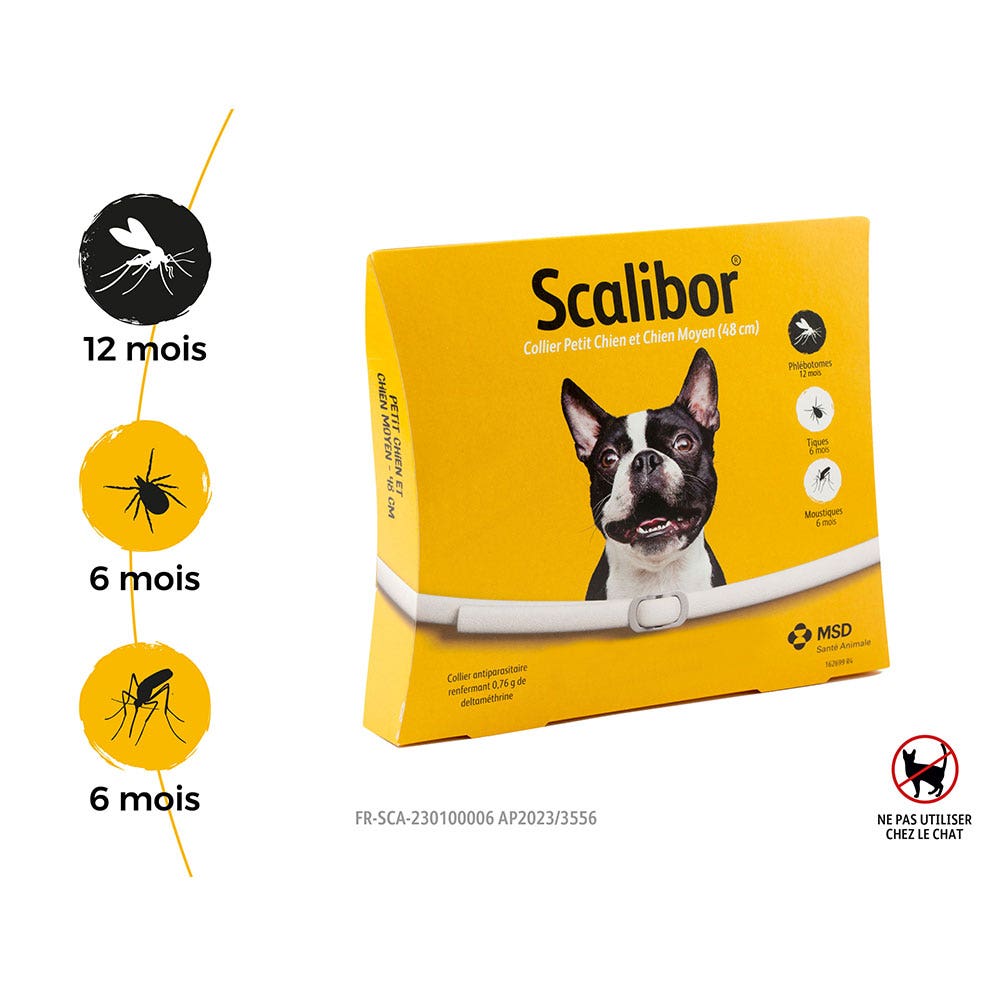 Scalibor Small And Medium Size Dogs Collar 48cm Easypara