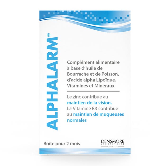Suveal Alphalarm 60 Capsules Vision Suveal Muqueuses normales 60 capsules
