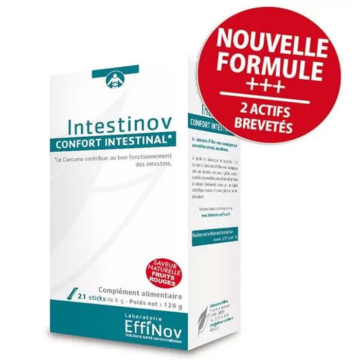Intestinov 21 sticks Intestinal comfort Effinov Nutrition