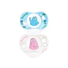 Luc Et Lea Barbapapa Physiological soother 0 to 6 months x2