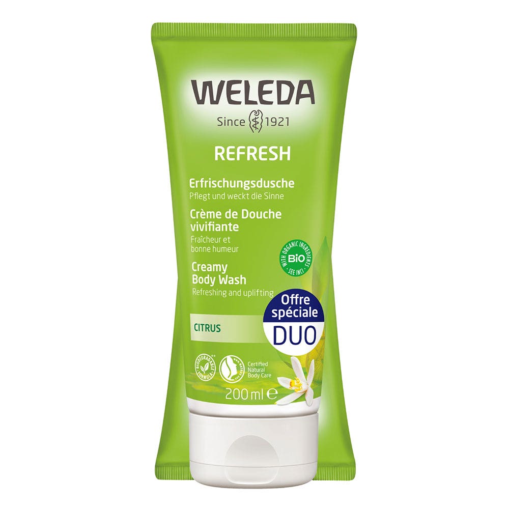 Weleda Citrus Invigorating Shower Cream 2x200ml