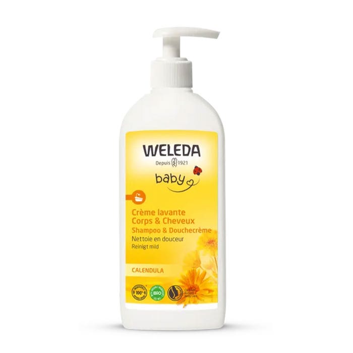 Weleda Calendula Cleansing Cream Body and Hair for Babies and Children 400ml