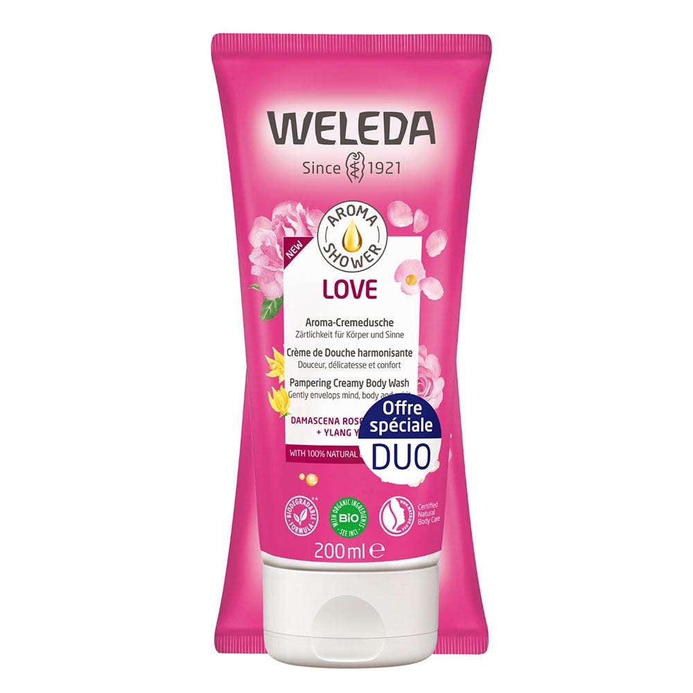Weleda Aroma Shower Shower Cream Love 2x200ml Easypara