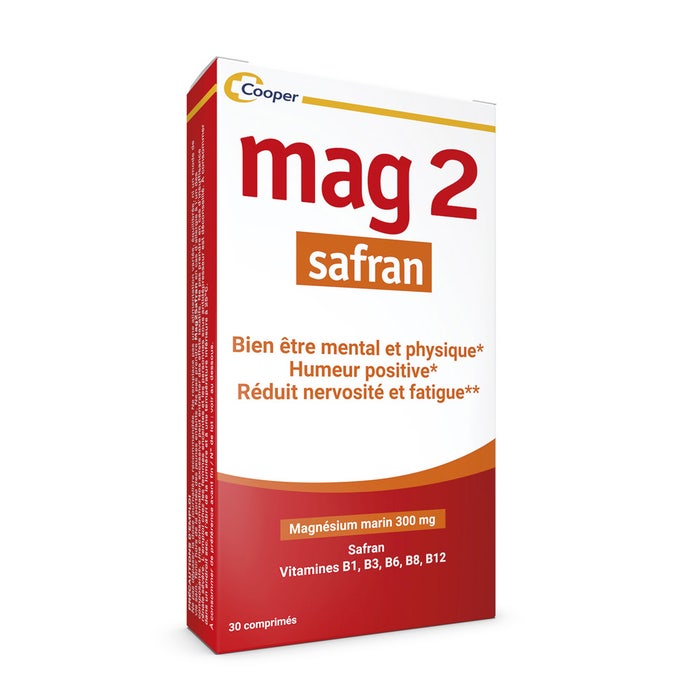 Mag 2 Saffron Mental and physical well-being 30 tablets