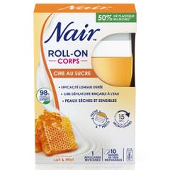 Nair Roll On Sugar Wax with milk and honey extracts Dry and sensitive skin 100ml