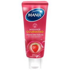 Manix Massage Gourmand Massage Gel Strawberry Flavour Gourmand 200ml