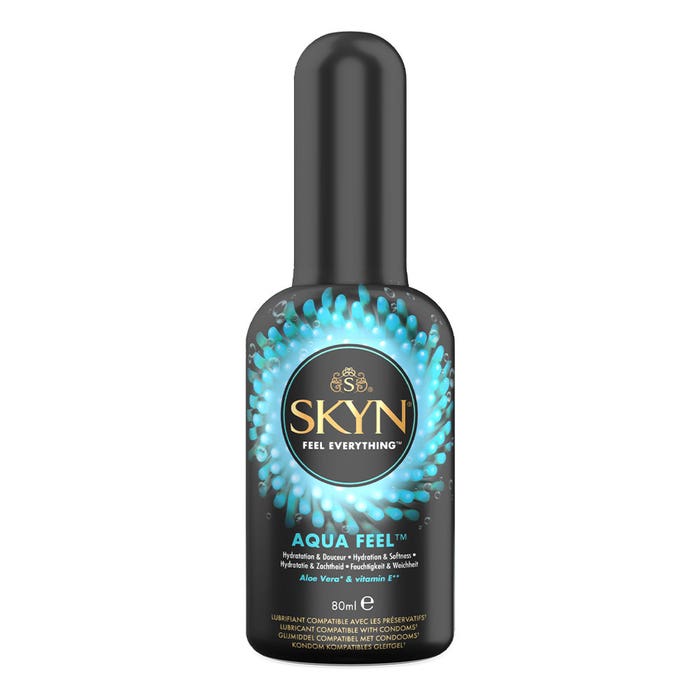 Skyn Aqua Feel Skyn Lubricant Gel Natural Feeling Hydratation et Douceur 80ml - Easypara Skyn Aqua Feel Skyn Lubricant Gel Natural Feeling Hydratation et Douceur 80ml - Easypara
