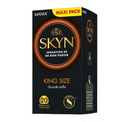 Manix King Size Condoms King Size Skyn X20 Grande Taille x20