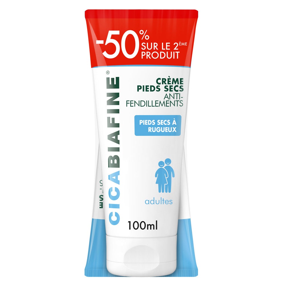 Cicabiafine Anti-Cracking Dry Feet Cream 2x100ml