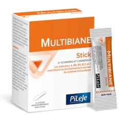 Pileje Multibiane 11 Vitamins and 5 Minerals 14 Sticks