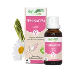 Herbalgem Bourgeons Menstrual cycle Feminagem 30ml