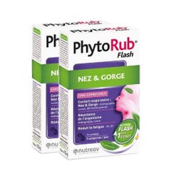 Nutreov Phyto-Rub Nutreov Phyto Rub Nose And Throat X 10 Tablets Flash 2x10 Comprimés