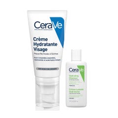 Cerave Face Facial Moisturising Lotion Normal To Dry Skins 52ml + Crème Lavante 20ml