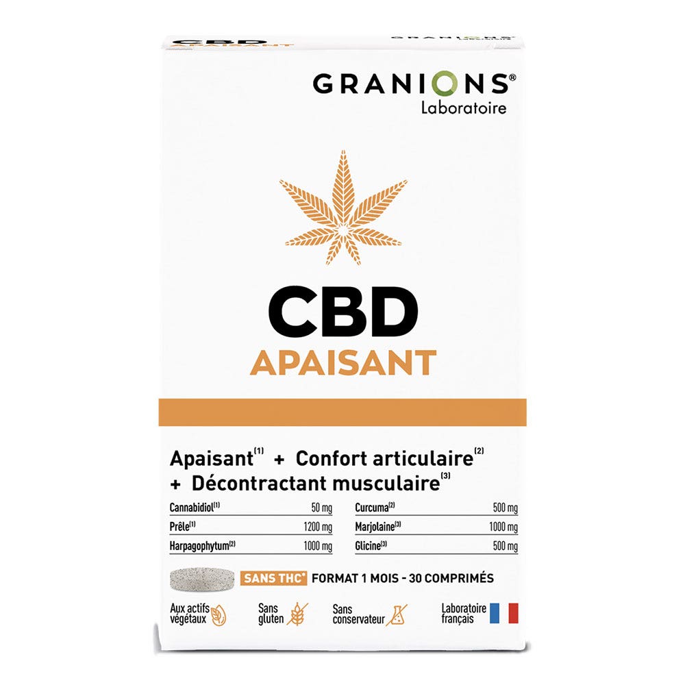 Granions Calming CBD 30 tablets