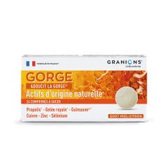 Granions Gorge Softens Lemon Taste 24 tablets