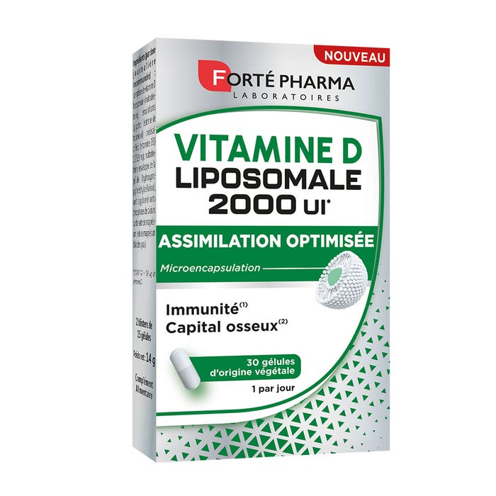 Forté Pharma Forté Royal Liposomal Vitamin D 2000IU Immunity and Bone Health 30 capsules
