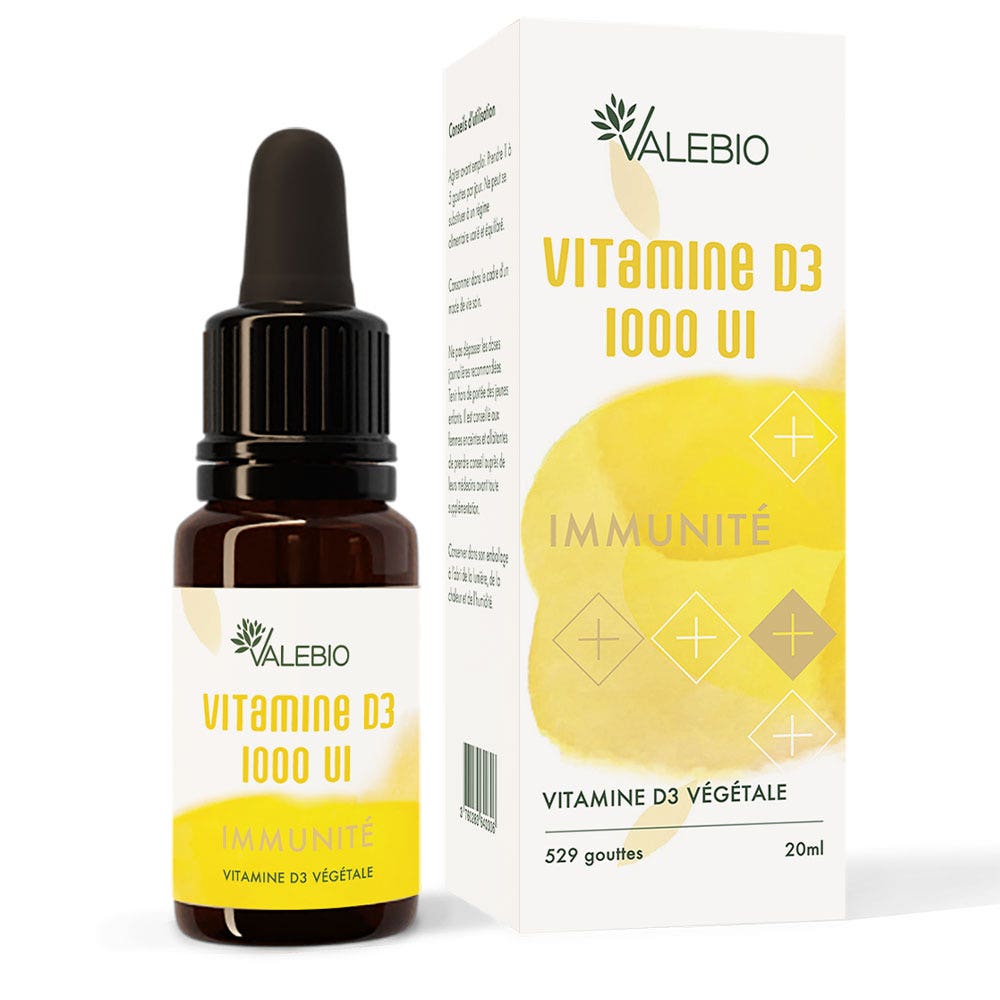 Valebio Vitamin D3 1000 UI 20 ml