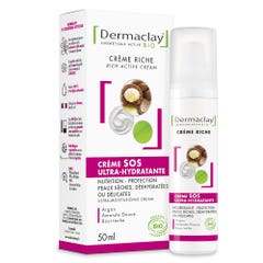 Dermaclay Active Day Cream Sos Ultra-moisturising Care 50ml
