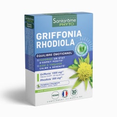 Santarome Griffonia Rhodiola Equilibre émotionnel 30 capsules
