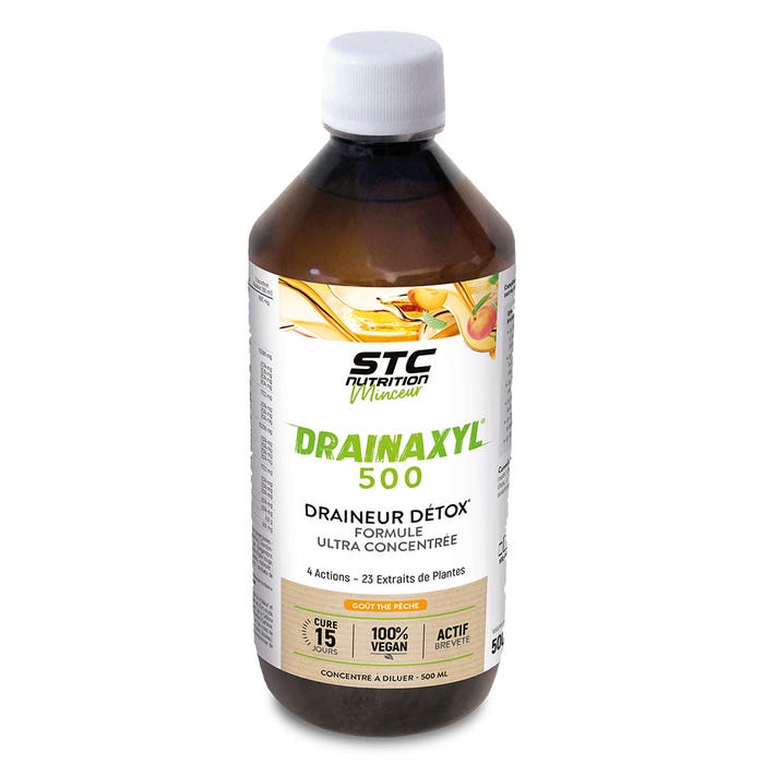 Drainaxyl 500 Peach Tea 500 ml Stc Nutrition