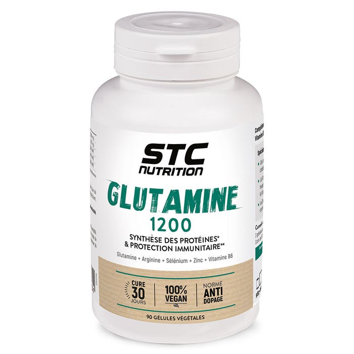 Stc Nutrition Glutamine1200 90 Capsules 90 gélules