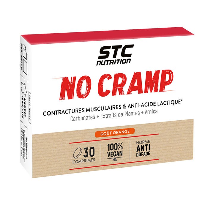 Stc Nutrition No Cramp Orange taste 30 chewable tablets
