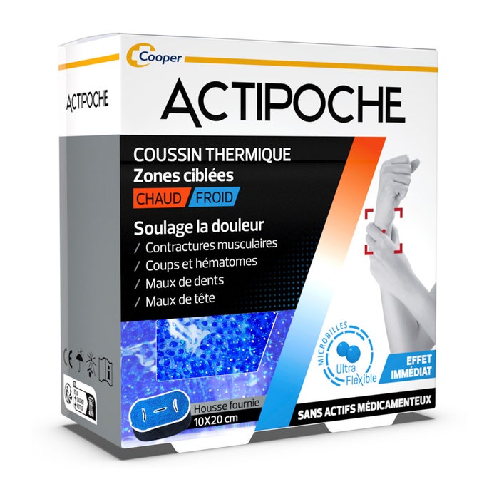 Actipoche Thermal cushion Targeted areas