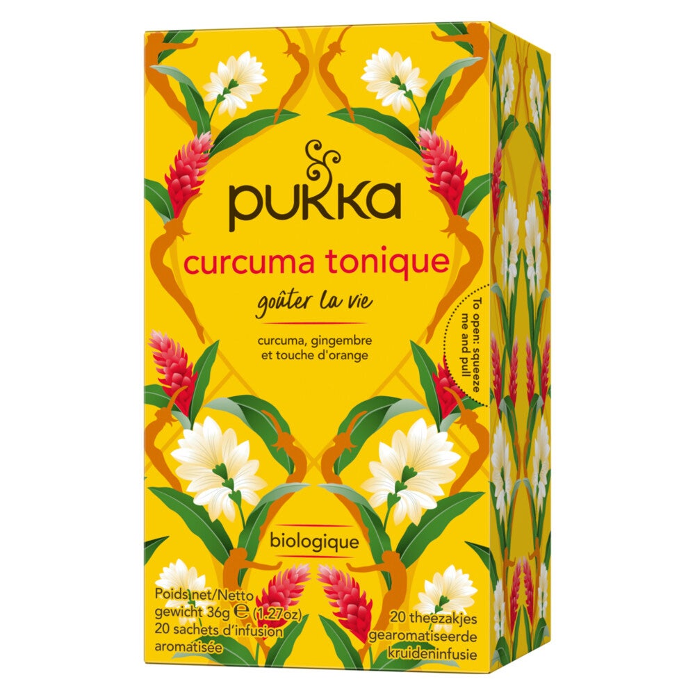 Pukka Organic Herbal Teas Turmeric Tonic 20 sachets - Easypara