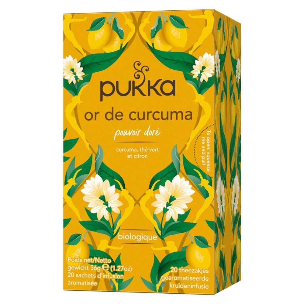 Pukka Mobility & Joints teas - Turmeric gold x 20 sachets
