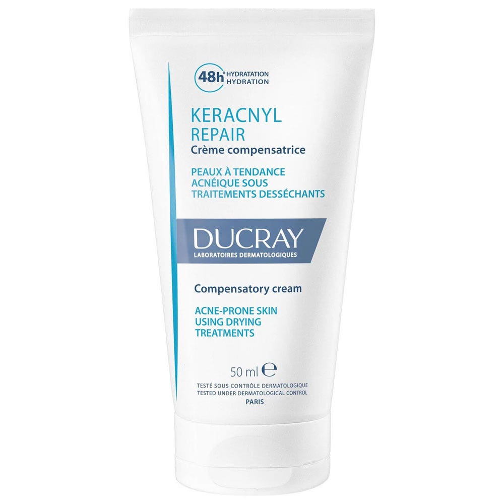 Ducray Keracnyl Acne prone Skin Compensating Cream Repair 50 ml