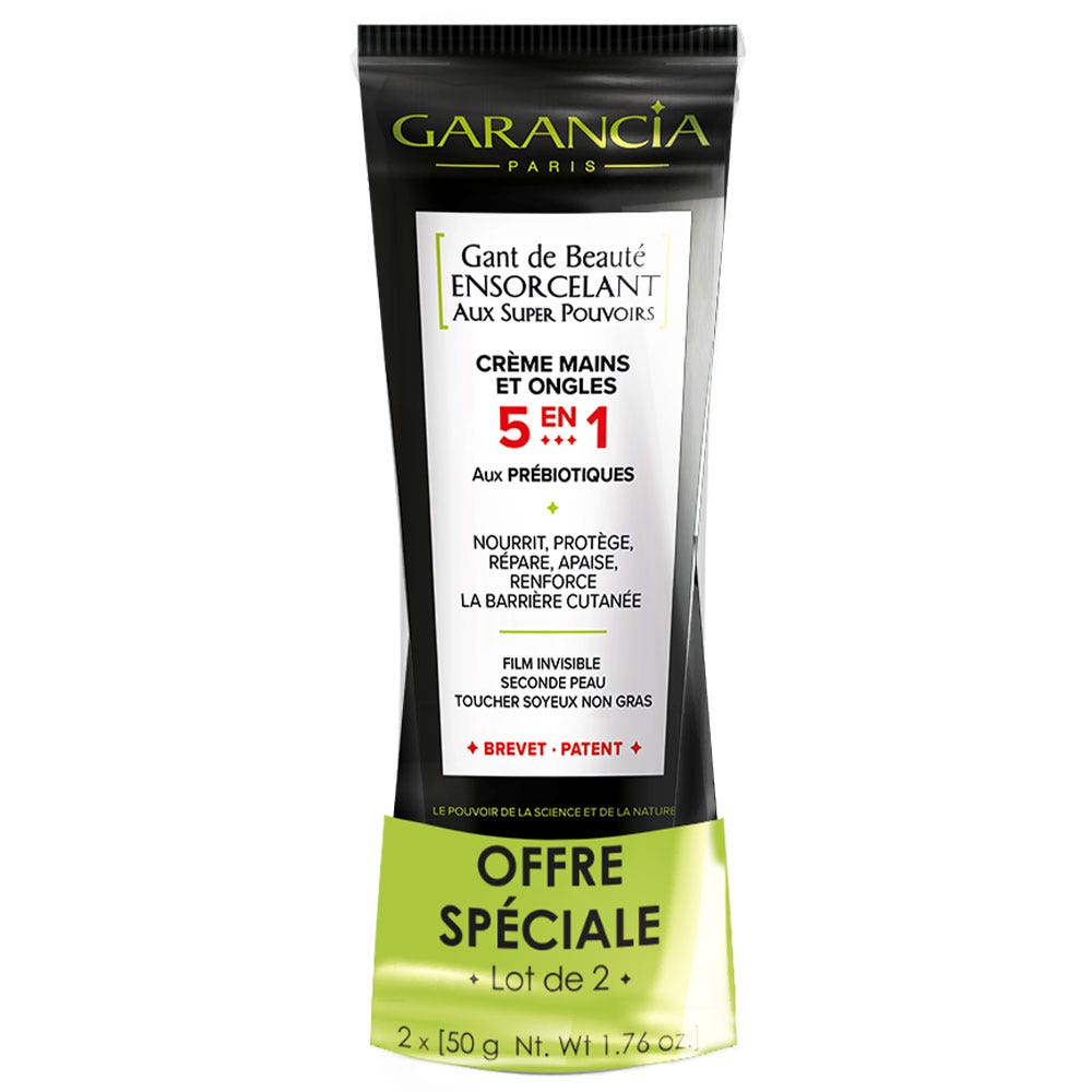 Garancia Gant de Beauté Ensorcelant Aux Supers Pouvoirs Crèmes Mains et ongles 2x50g