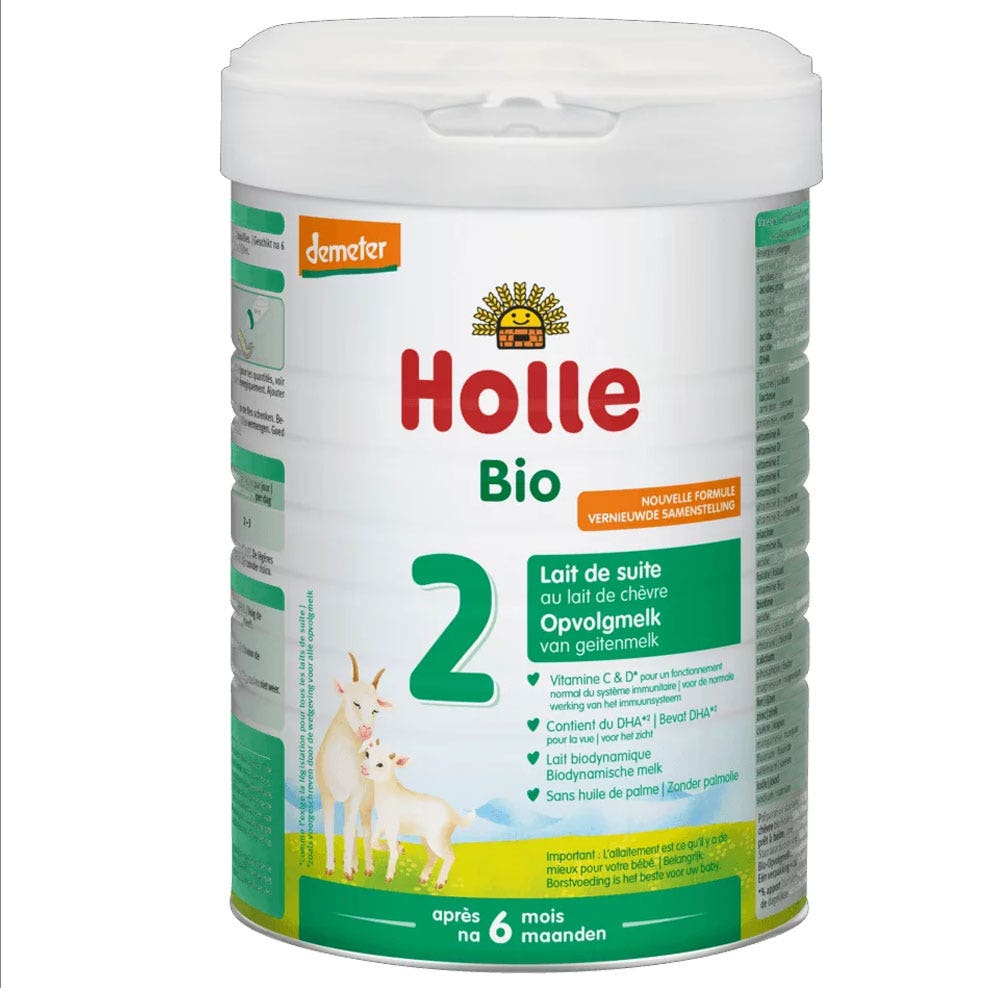 【かー】(5/22〜発送)Holle Organicフォローオンミルク2箱 Holle Pural Follow-on milk 2 with organic goat's milk After