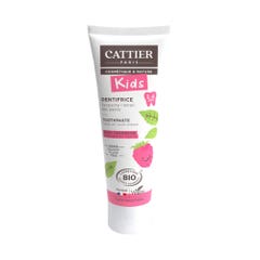 Cattier Dentifrice Organic Raspberry Kids Toothpaste 2-6 Years Old 50ml