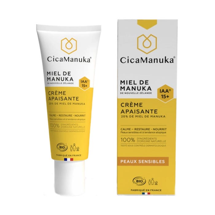 Cica Manuka Bioes Soothing Cream Manuka Honey IAA15+ Sensitive Skin 75ml
