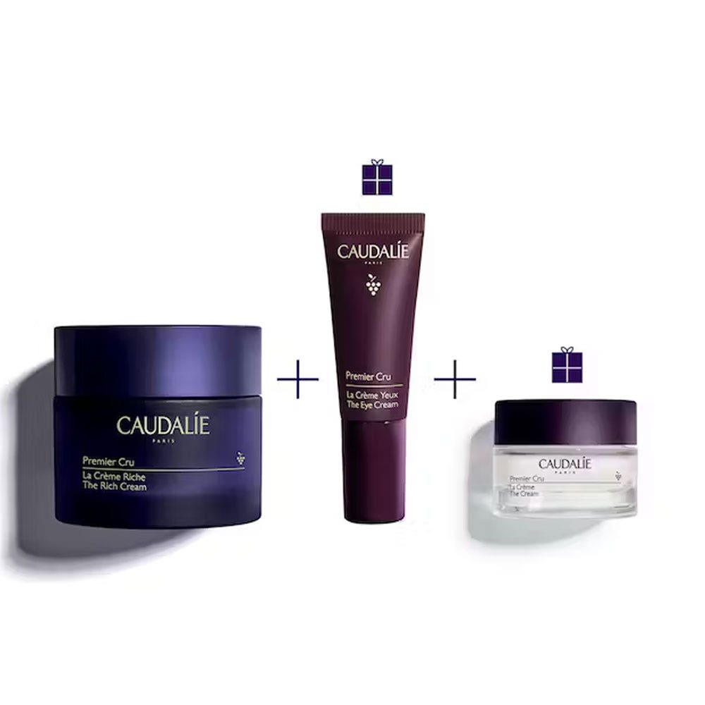 Caudalie Premier Cru Box set Corrects all 8 age markers - Easypara