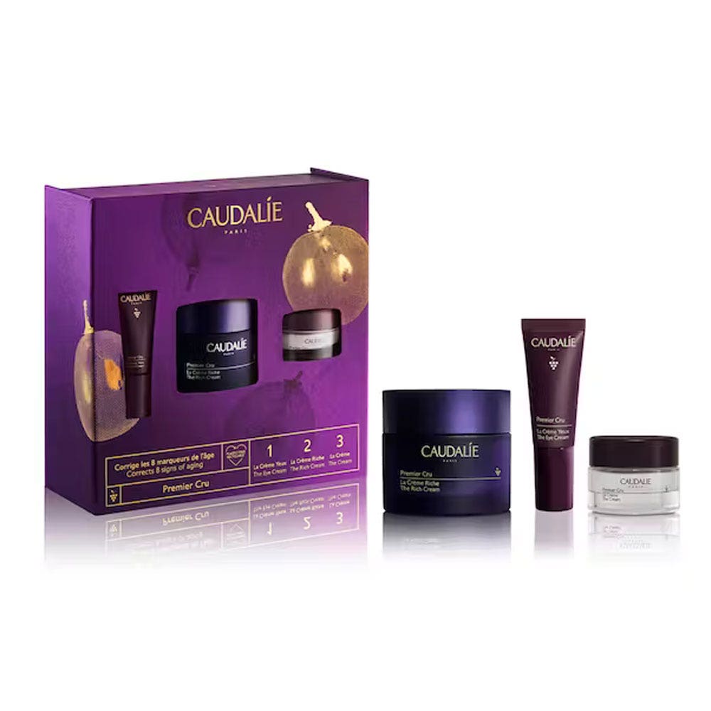 Caudalie Premier Cru Box set Corrects all 8 age markers - Easypara
