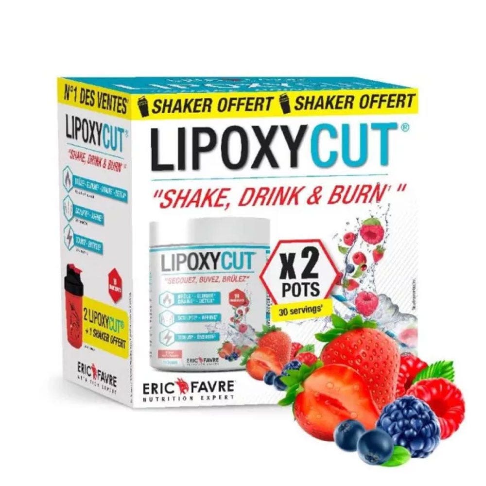 Eric Favre Lipoxycut Red Fruit 2x120g - Easypara