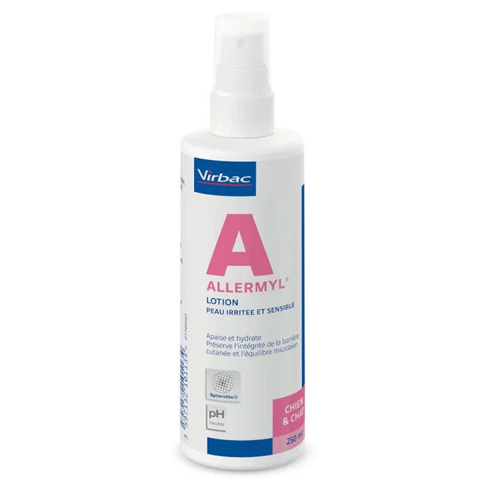Lotion Dogs and cats 250ml Allermyl Irritation and itching Virbac