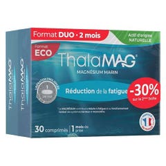 Thalamag Fatigue reduction Marine magnesium LP 2x30 capsules