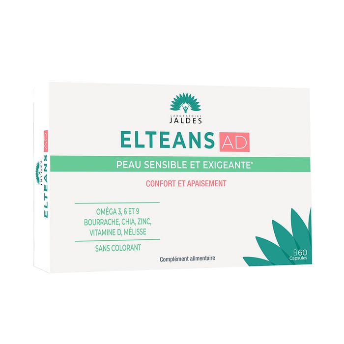 Elteans AD Sensitive and Demanding Skin 60 capsules Comfort and Soothing Jaldes