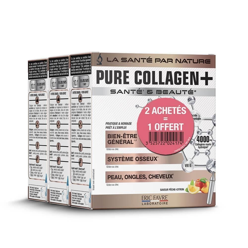 Eric Favre Pure Collagen+ Bone System Nails and Hair 3x10 single doses