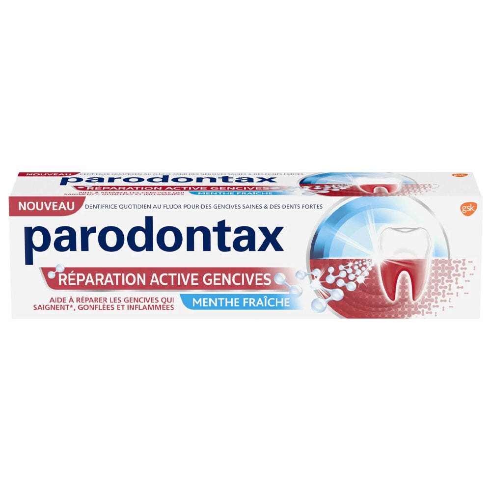 Parodontax Toothpaste Active Gum Repair Strawberry Mint 75ml Easypara