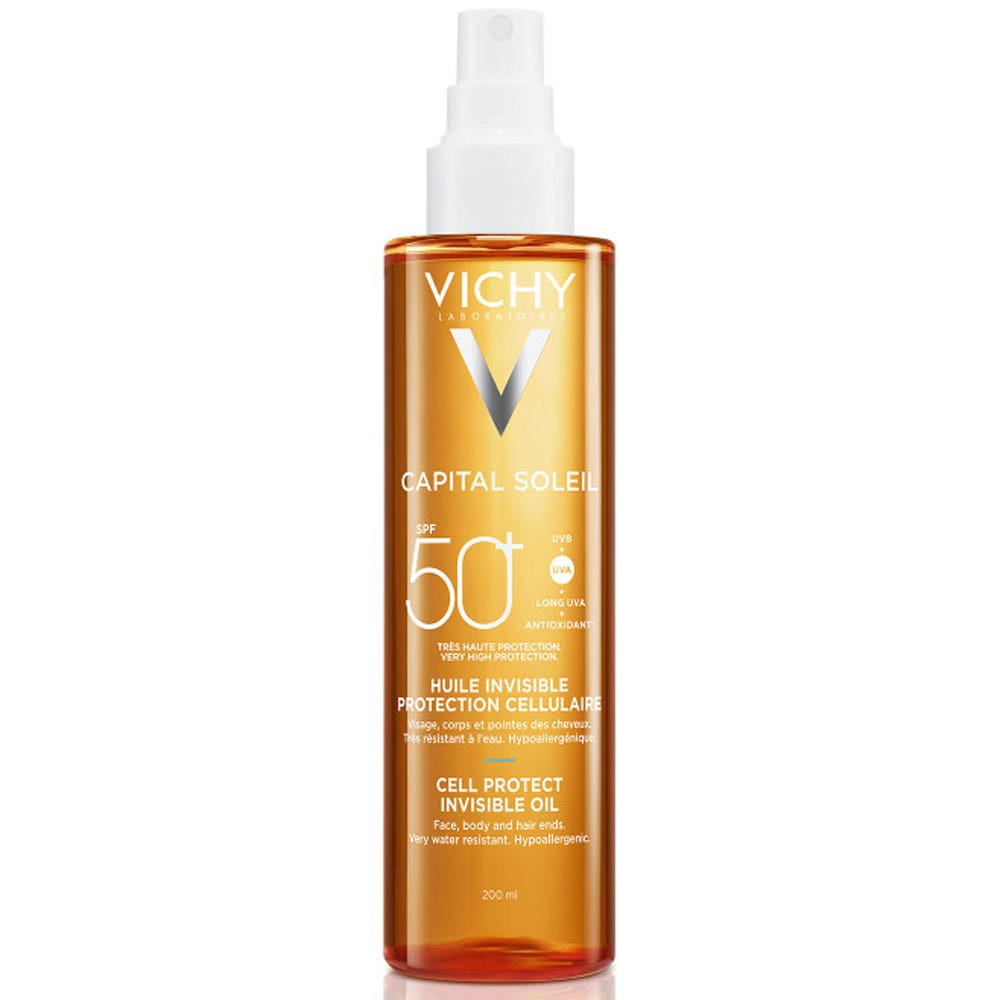 Vichy Capital Soleil Invisible cellular protection oil SPF50+ 200 ml