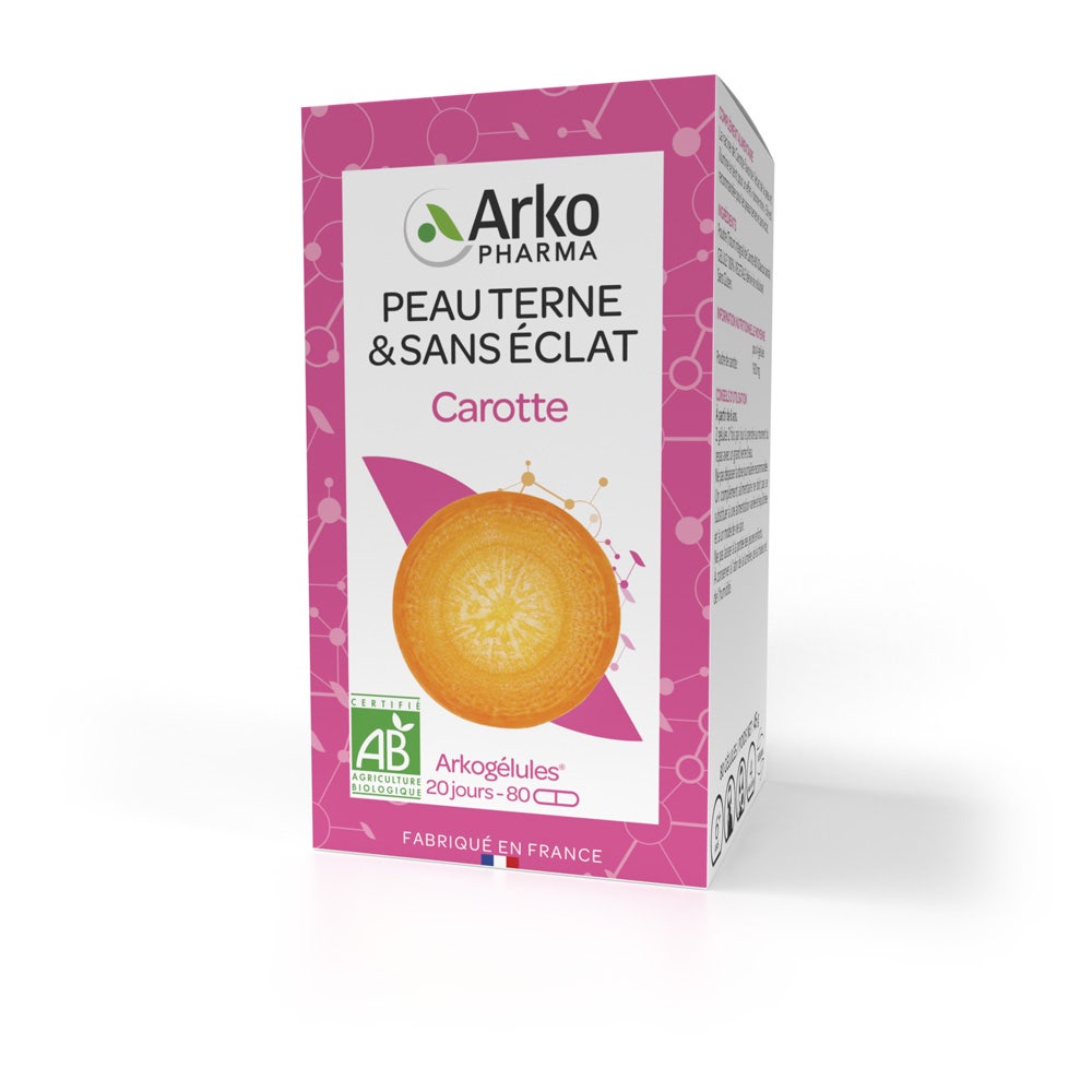 Arkopharma Arkocapsules Arkogelules Carrott 80 Gélules