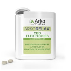 Arkopharma Arkorelax CBD Flexi-Doses 60 mini sublingual tablets Arkorelax Arkopharma♦CBD Flexi-Doses 60 Mini sublingual tablets