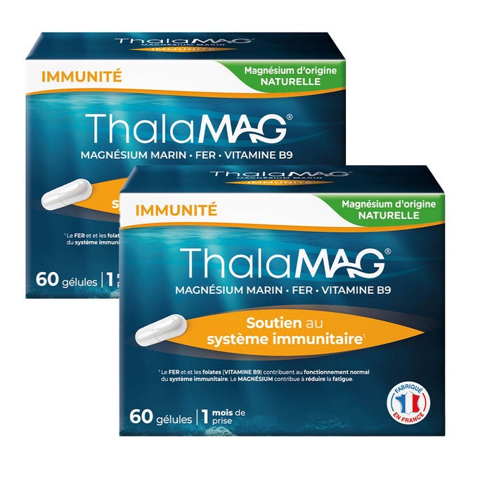 Immune System Support 2X60 Capsules Sea Magnesium Thalamag